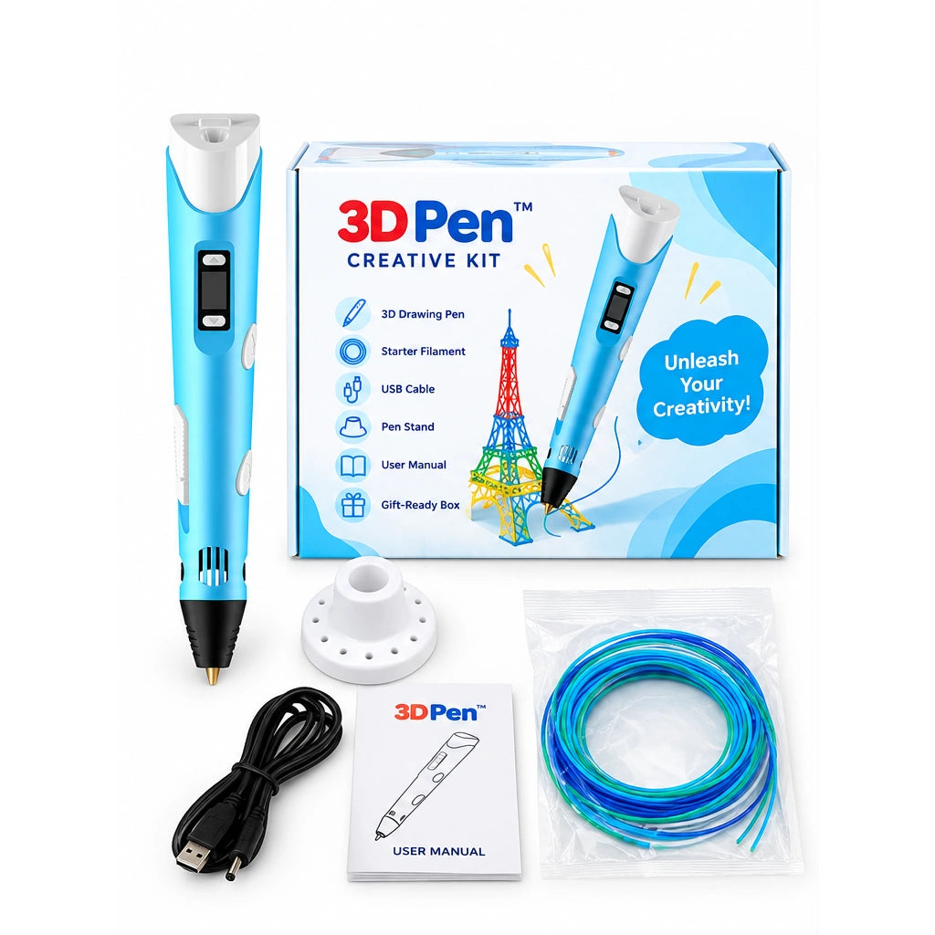 3D Pen™ for Kids – Turn Their Imagination Into Real 3D Creations!