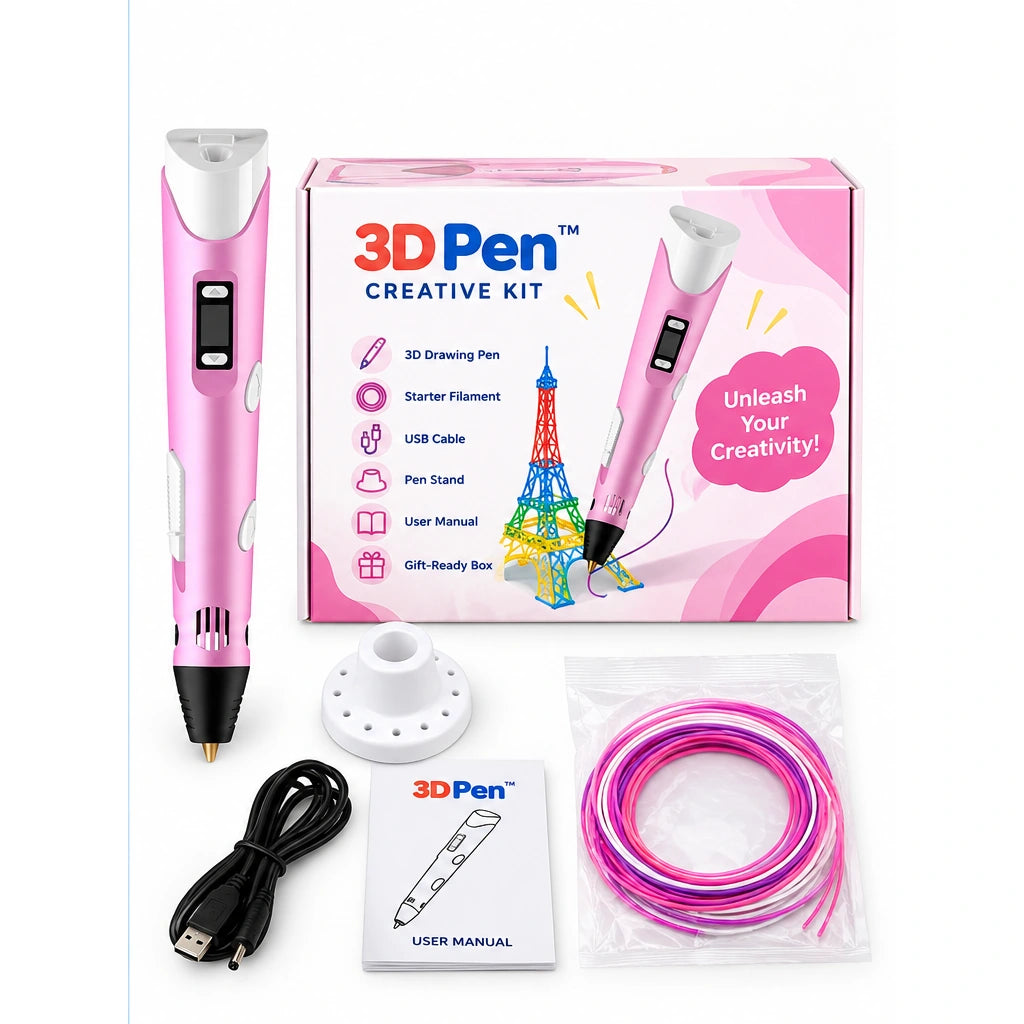 3D Pen™ for Kids – Turn Their Imagination Into Real 3D Creations!