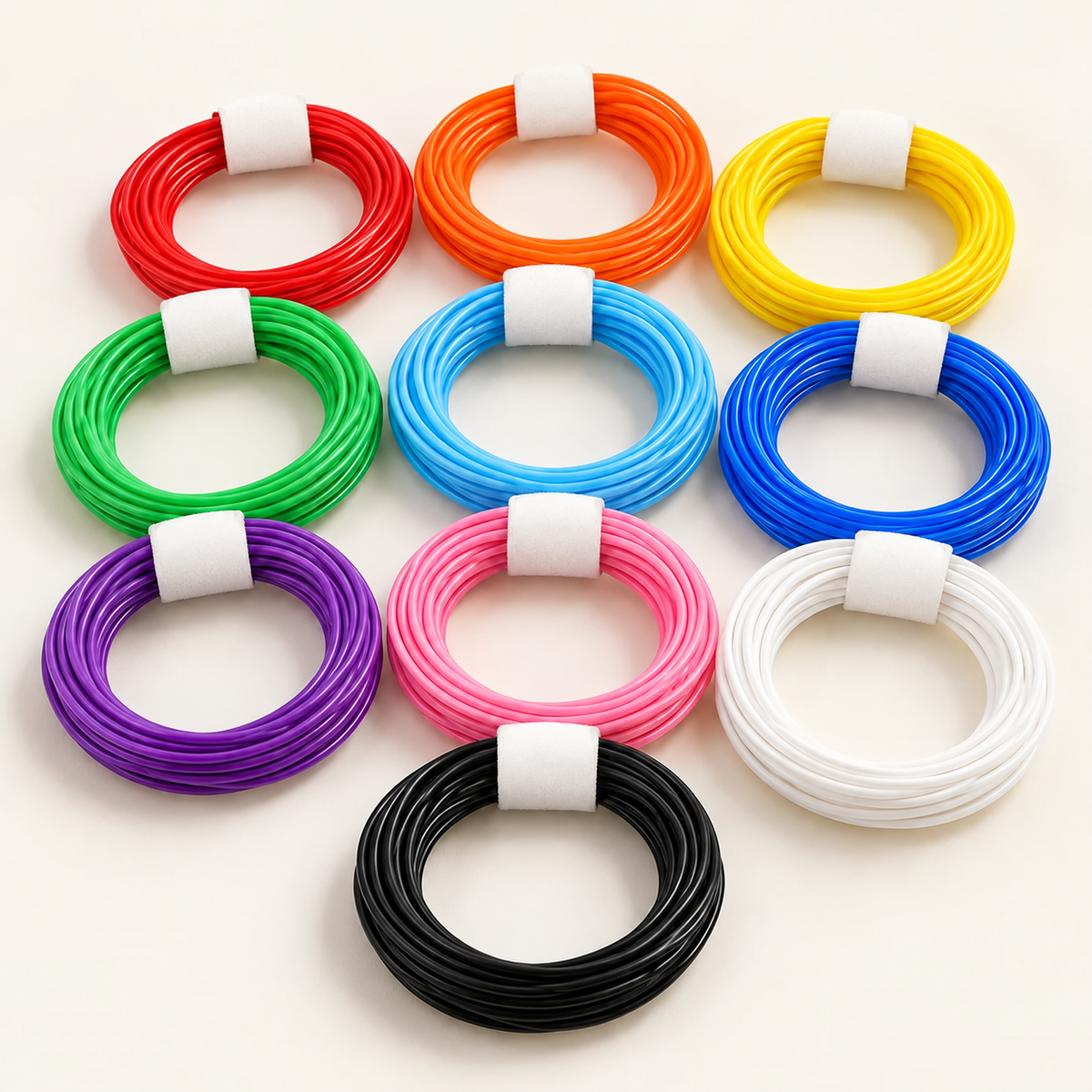 3D Pen Filament Refill Pack — 10 Colors (100m PLA)