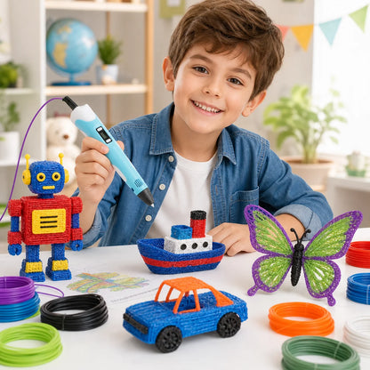 3D Pen™ for Kids – Turn Their Imagination Into Real 3D Creations!