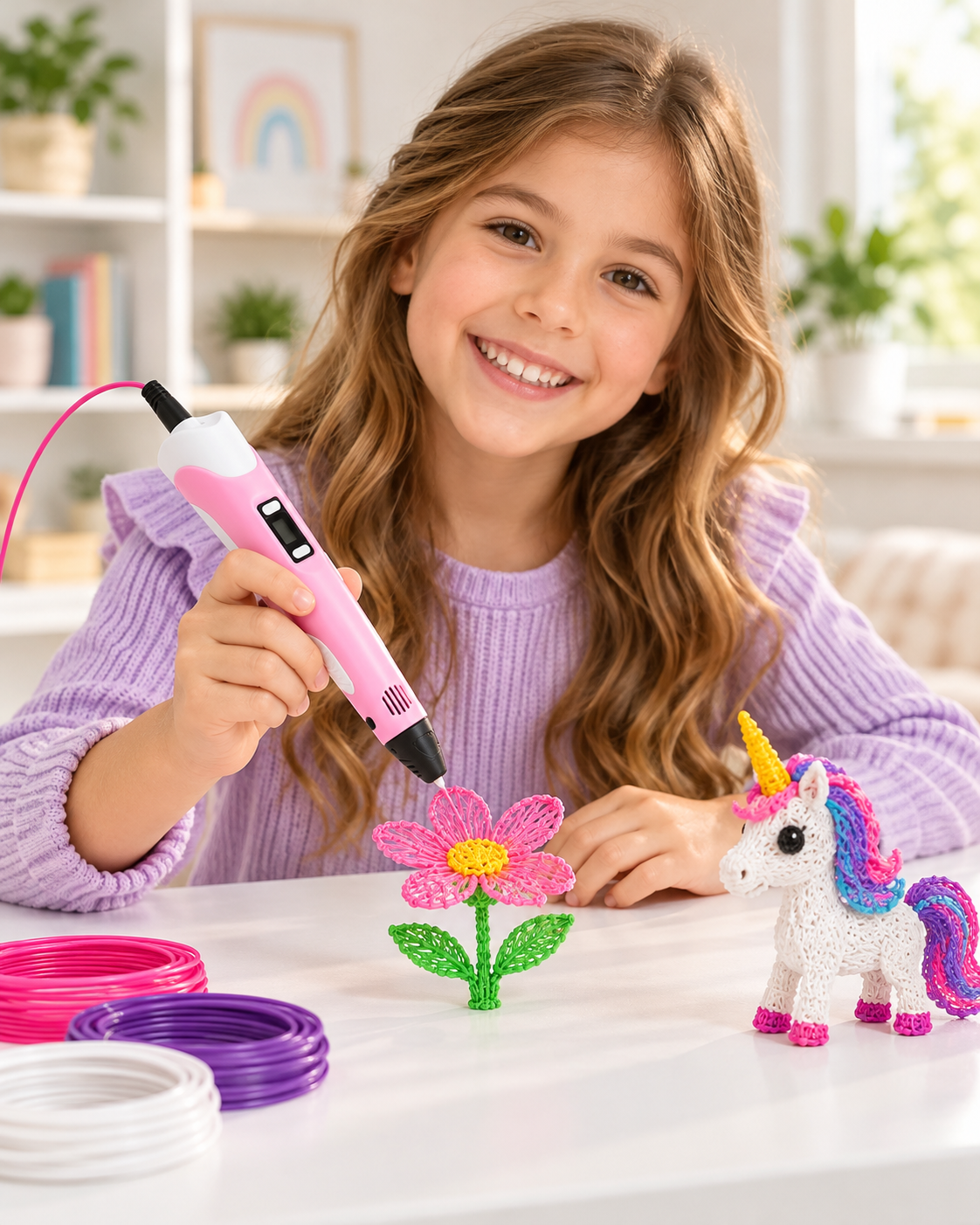 3D Pen™ for Kids – Turn Their Imagination Into Real 3D Creations!