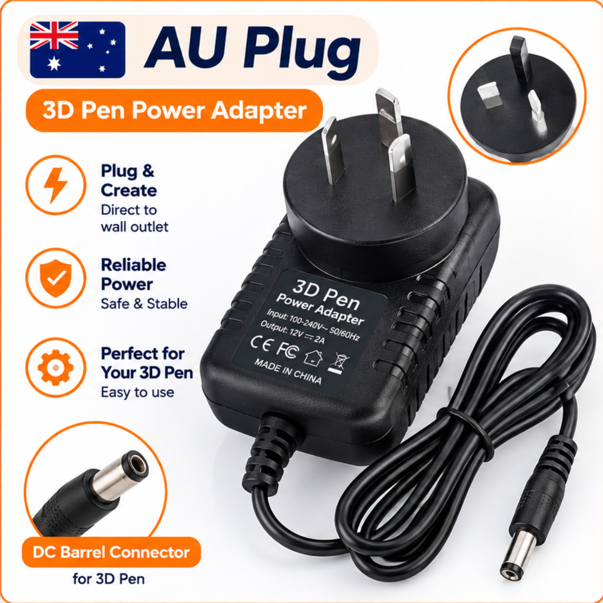3D Pen™ Power Adapter – Convenient Wall Charger